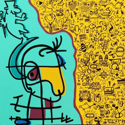 Pintura Le poème por Belladone | Pintura Pop art Acrílico, Posca Iconos pop