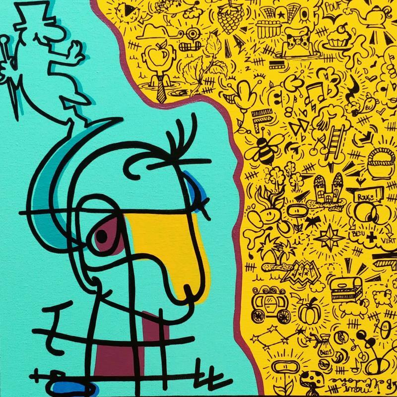 Pintura Le poème por Belladone | Pintura Pop art Iconos pop Acrílico Posca