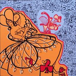 Peinture Le carnaval par Belladone | Tableau Pop-art Acrylique, Posca Icones Pop