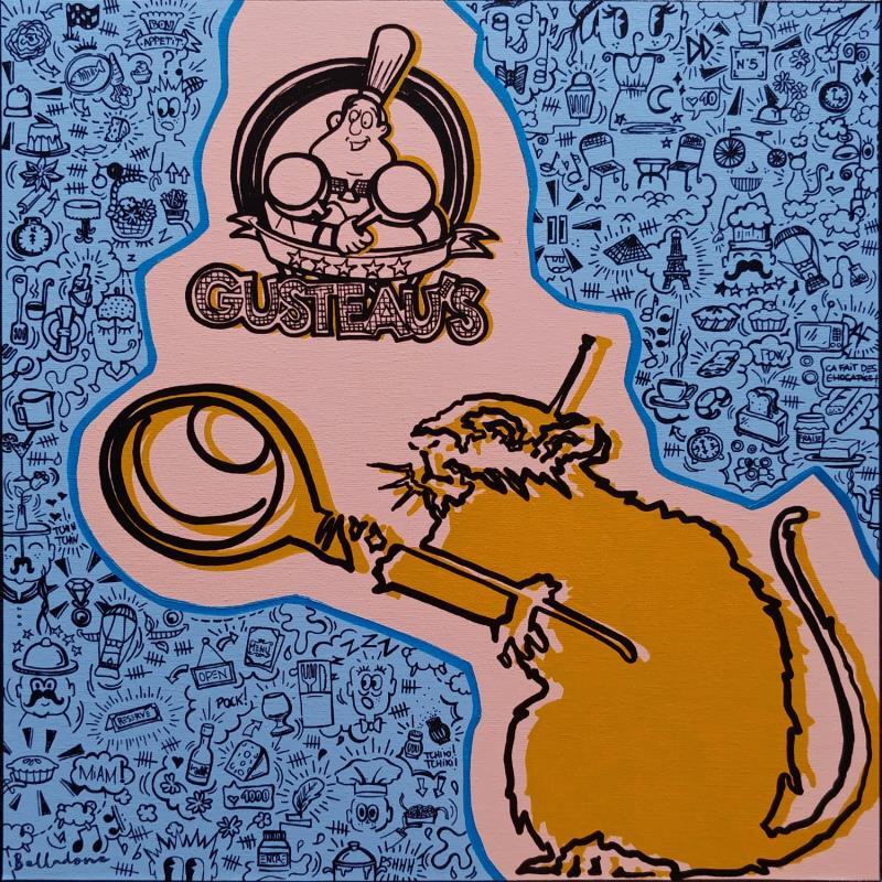 Painting À table  !  by Belladone | Painting Pop-art Pop icons Acrylic Posca