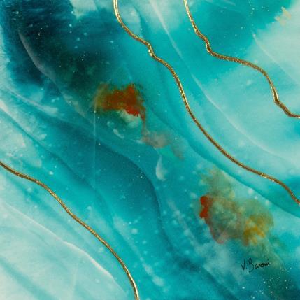 Peinture Mini récif 2 par Baroni Victor | Tableau Abstrait Acrylique Minimaliste