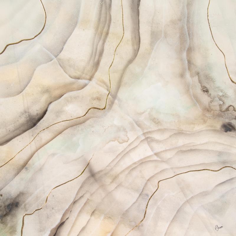 Peinture Lagune asséchée 2 par Baroni Victor | Tableau Abstrait Minimaliste Acrylique