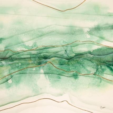 Peinture Lichen minéral 2 par Baroni Victor | Tableau Abstrait Acrylique Minimaliste