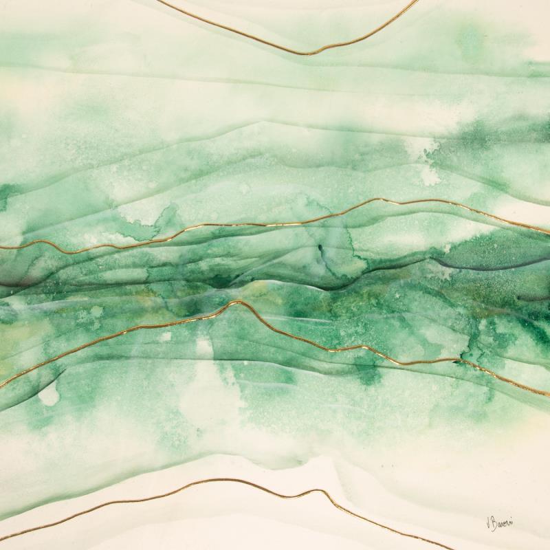 Peinture Lichen minéral 2 par Baroni Victor | Tableau Abstrait Minimaliste Acrylique