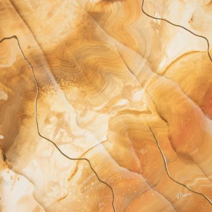 Peinture Ambre aride par Baroni Victor | Tableau Abstrait Acrylique Minimaliste