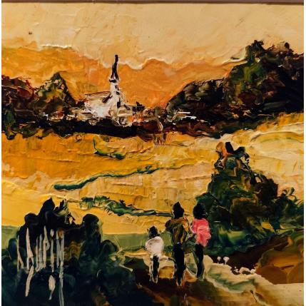 Painting En bas... by Dupin Dominique | Painting Figurative Oil