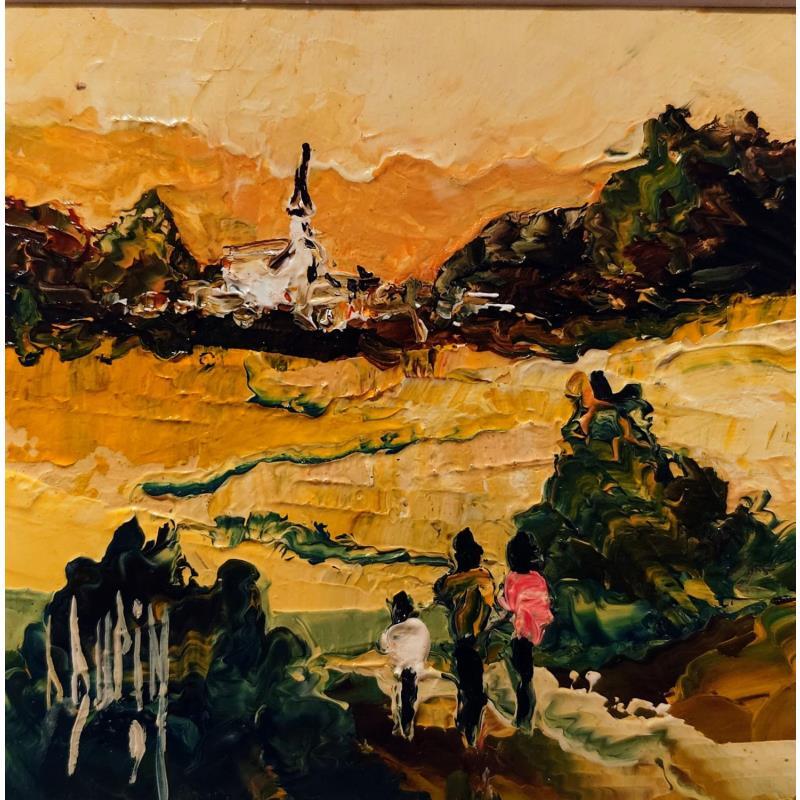 Peinture En bas... par Dupin Dominique | Tableau Figuratif Huile