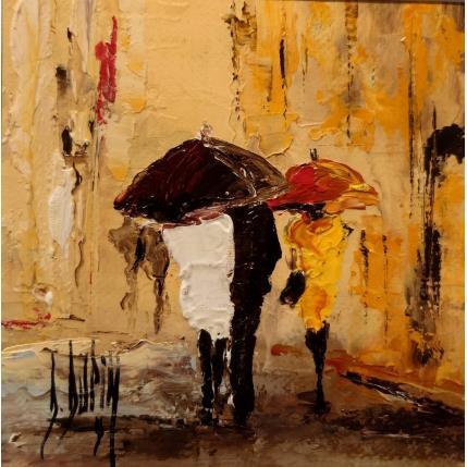 Peinture Je suis mon coeur... par Dupin Dominique | Tableau Figuratif Huile Scènes de vie