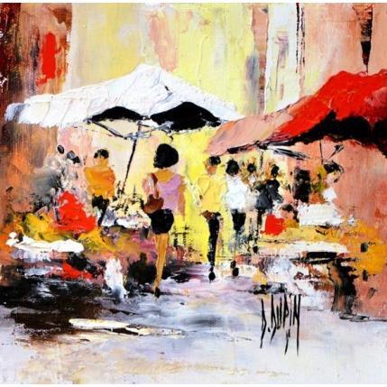 Peinture Un sérieux dilemme... par Dupin Dominique | Tableau Figuratif Huile Scènes de vie