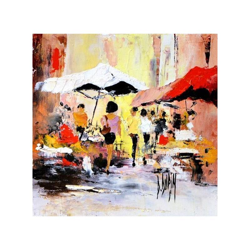 Peinture Un sérieux dilemme... par Dupin Dominique | Tableau Figuratif Scènes de vie Huile