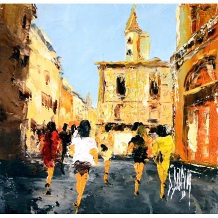 Painting Rien qu'avec toi... by Dupin Dominique | Painting Figurative Oil Life style, Pop icons