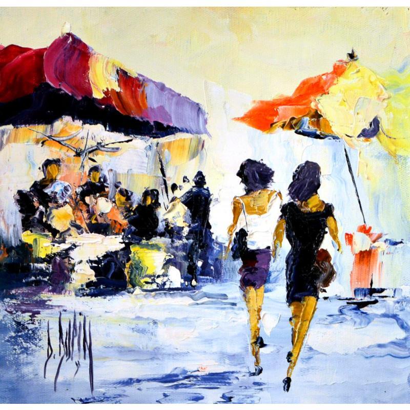 Painting Le moment de vérité... by Dupin Dominique | Painting Figurative Life style Oil