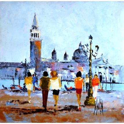 Painting De toi à moi... by Dupin Dominique | Painting Figurative Oil Urban