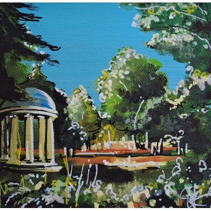 Painting Jardin de l'Arquebuse à Dijon by Touras Sophie-Kim  | Painting Figurative Acrylic