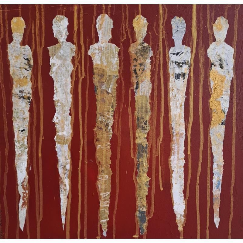 Peinture Fées Maqiques par Rocco Sophie | Tableau Art Singulier Acrylique