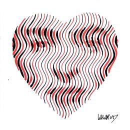 Painting Mini Fridamour rouge noir  by Wawapod | Painting Pop-art Acrylic Pop icons