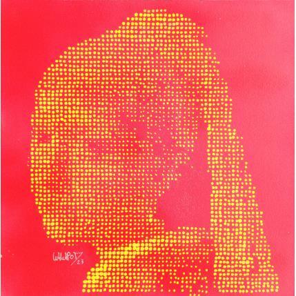 Peinture Jeune fille rouge par Wawapod | Tableau Pop-art Acrylique, Posca Icones Pop, Portraits