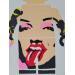 Painting Lego Marilyn Stones  by Wawapod | Painting Pop-art Portrait Music Pop icons Acrylic