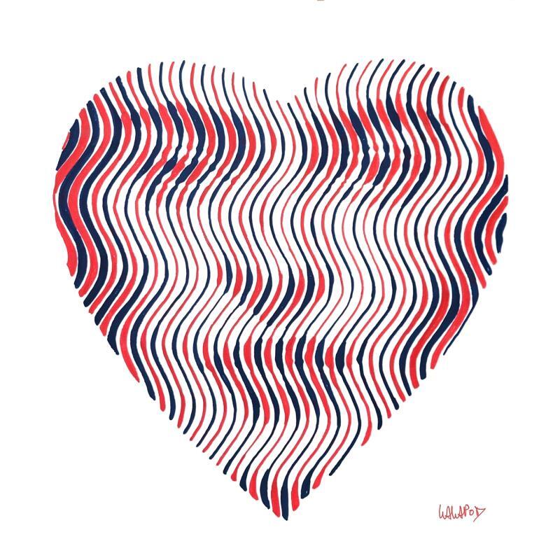 Painting Fridamour 36 by Wawapod | Painting Pop-art Acrylic