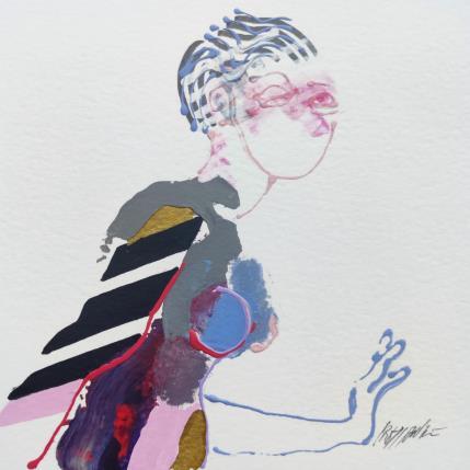 Peinture L'impulsive par Cressanne | Tableau Figuratif Acrylique Nu