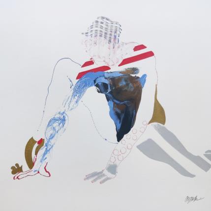 Peinture Nébuleuse par Cressanne | Tableau Figuratif Acrylique Nu