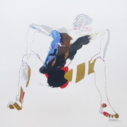 Peinture Parfaitement par Cressanne | Tableau Figuratif Acrylique Nu