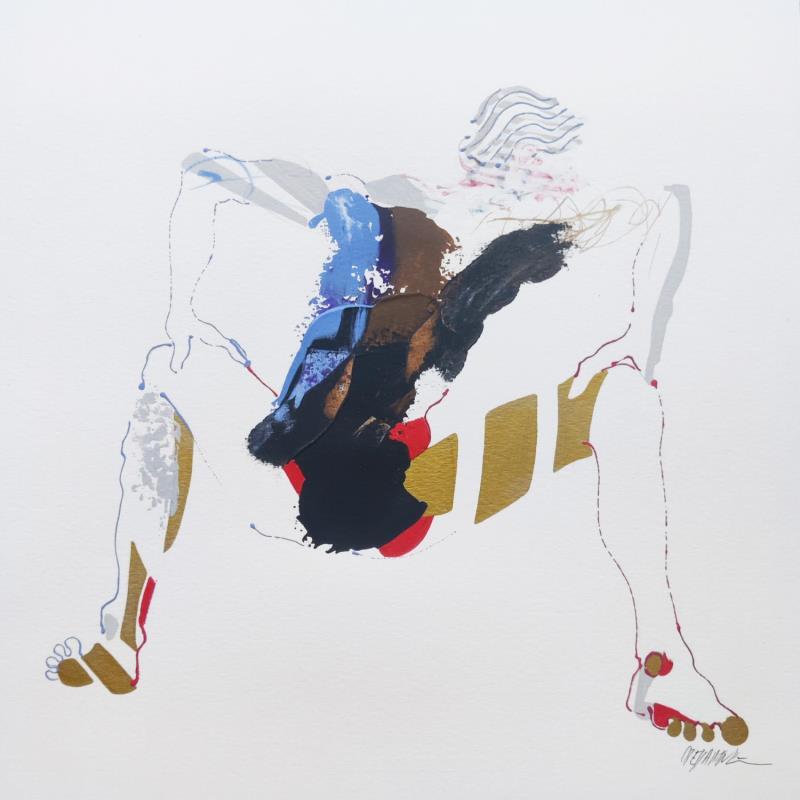 Peinture Parfaitement par Cressanne | Tableau Figuratif Nu Acrylique