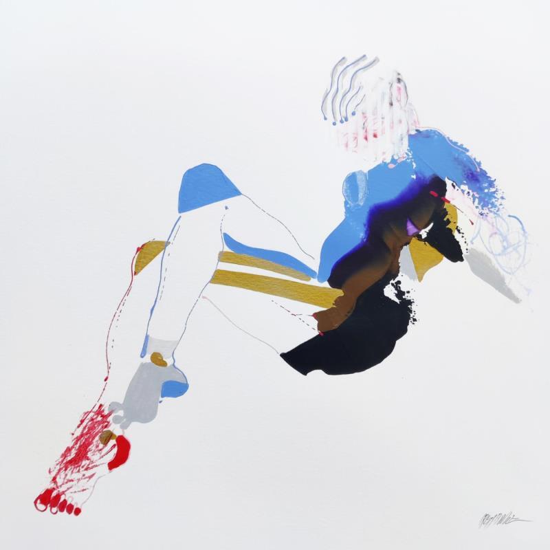 Peinture Si délicate par Cressanne | Tableau Figuratif Nu Acrylique