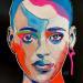 Painting Conversations Silencieuses : transperâme by Coco | Painting Figurative Portrait Acrylic Ink