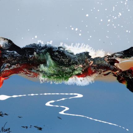 Peinture C2255 par Naen | Tableau Abstrait Acrylique minimaliste