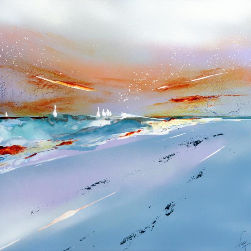 Painting C2383 by Naen | Painting Abstract Minimalist Acrylic