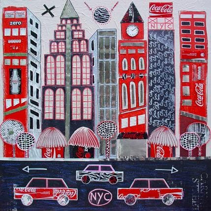 Peinture Ten o'clock par Lovisa | Tableau Pop-art Urbain