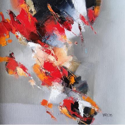 Painting Summer afternoon by Virgis | Painting Abstract Oil Minimalist