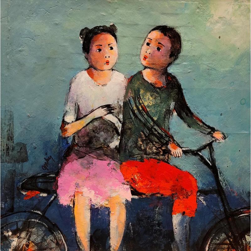 Peinture M3 par Abiy | Tableau Figuratif Huile