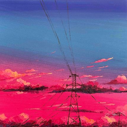 Painting Loving you by Chen Xi | Painting Figurative Oil Landscapes, Pop icons