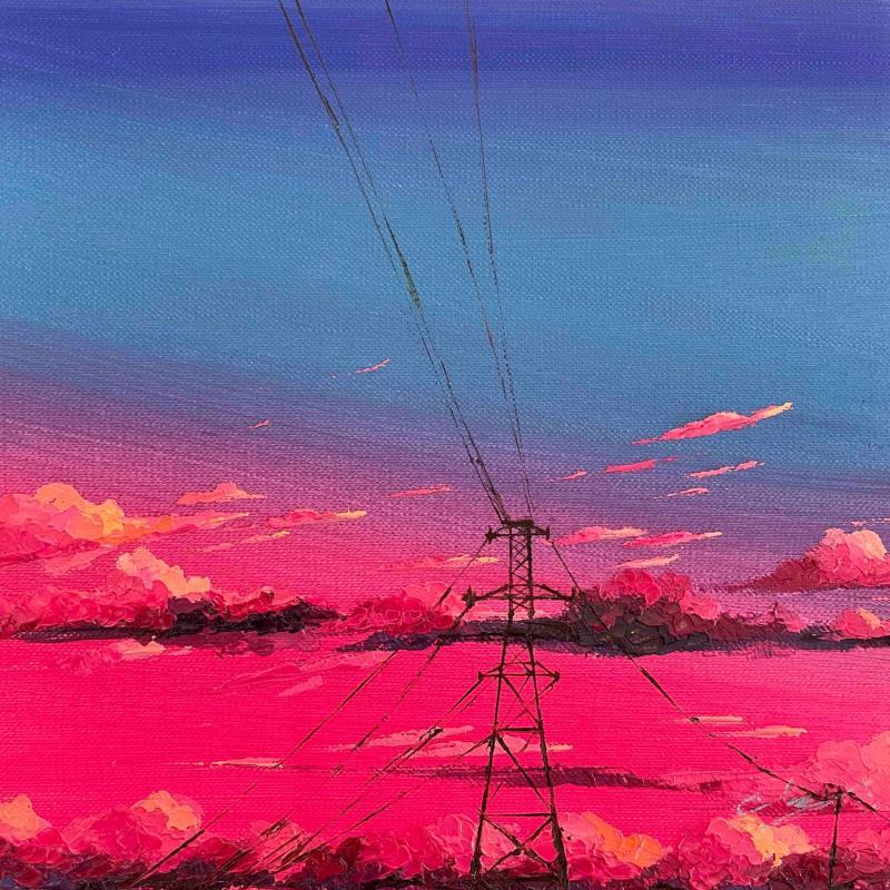 Peinture Loving you par Chen Xi | Tableau Figuratif Paysages Huile