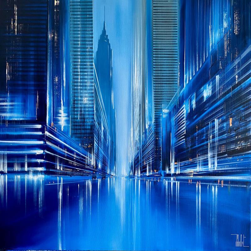 Painting Trigundum by Guillet Jerome | Painting Figurative Architecture Oil Acrylic