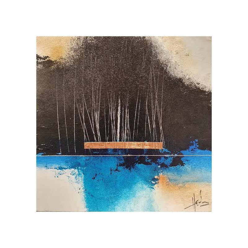 Painting Abstraction #1693 by Hévin Christian | Painting Abstract Minimalist Acrylic