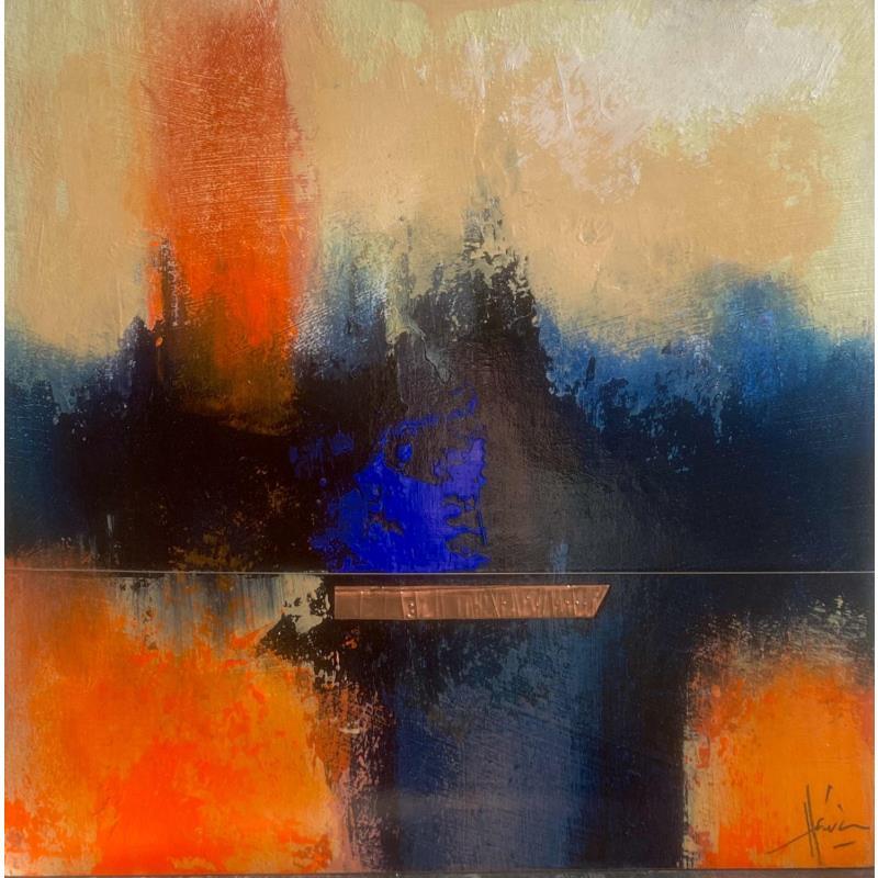 Painting Abstraction #1674 by Hévin Christian | Painting Abstract Minimalist Acrylic