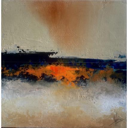 Peinture Abstraction #1680 par Hévin Christian | Tableau Abstrait Acrylique Minimaliste