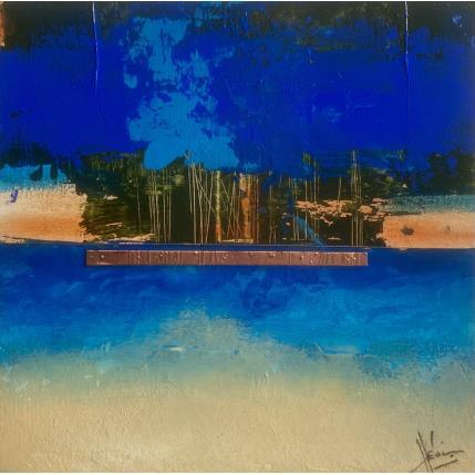 Peinture Abstraction #1676 par Hévin Christian | Tableau Abstrait Acrylique Minimaliste