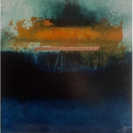 Peinture Abstraction #1668 par Hévin Christian | Tableau Abstrait Acrylique, Huile Minimaliste