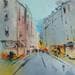 Painting Petite rue by Raffin Christian | Painting Figurative Life style Oil