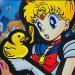 Pintura sailor moon Toy por Kalo | Pintura Iconos pop Acrílico Collage