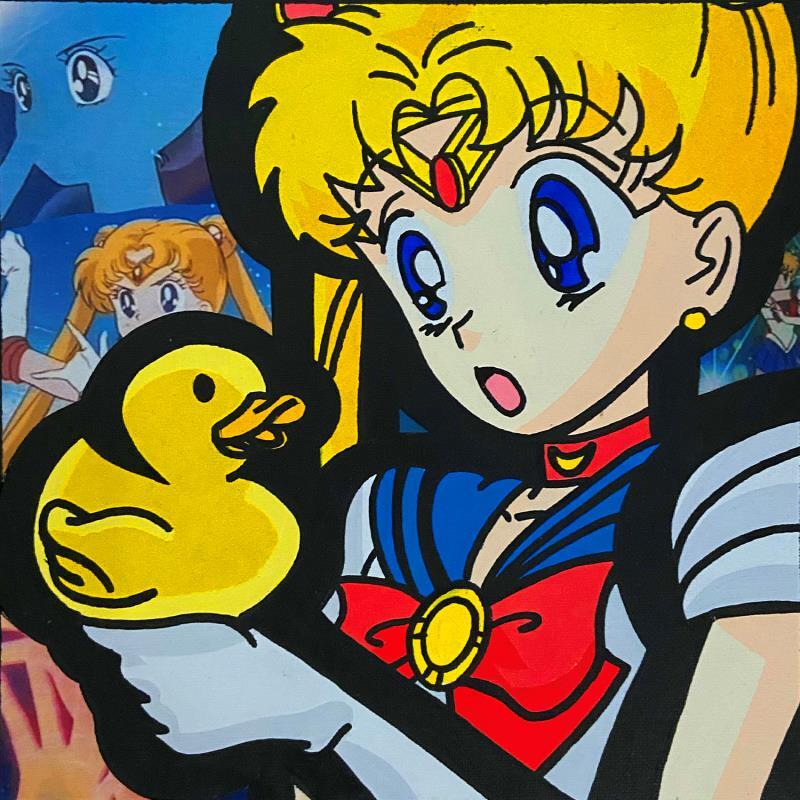 Pintura sailor moon Toy por Kalo | Pintura Iconos pop Acrílico Collage
