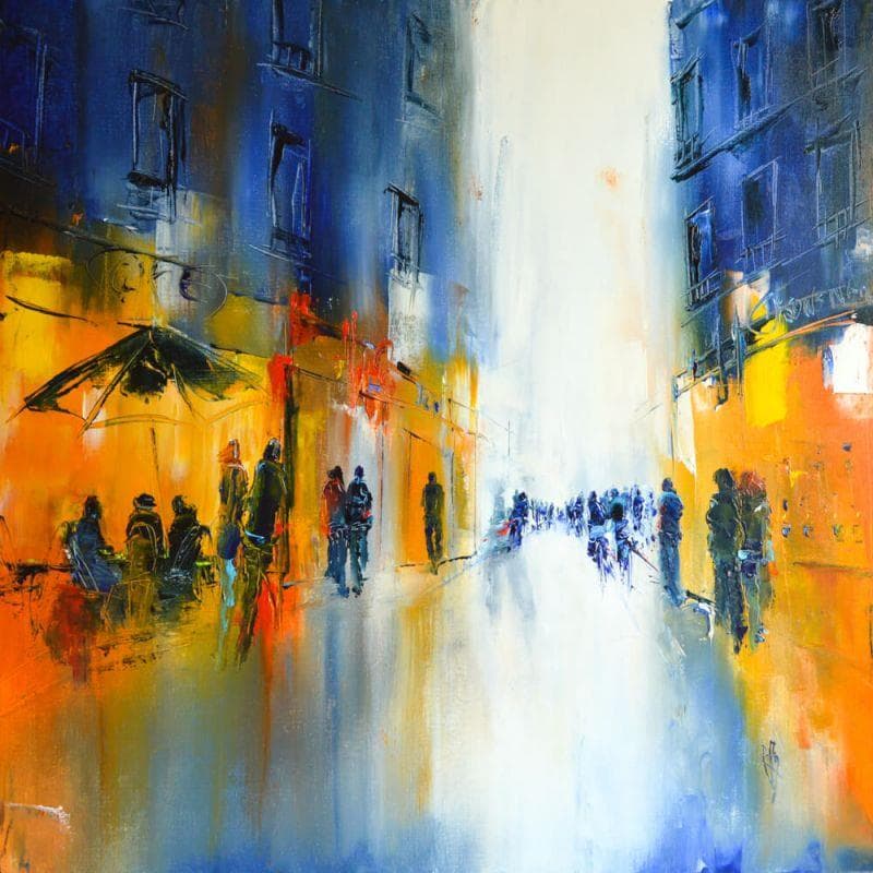 Peinture Tenue de soirée par Raffin Christian | Tableau Figuratif Scènes de vie Huile