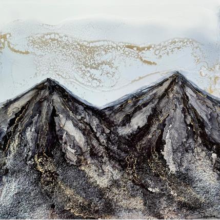 Peinture 1272 Poésie des Andes par Depaire Silvia | Tableau Abstrait Acrylique