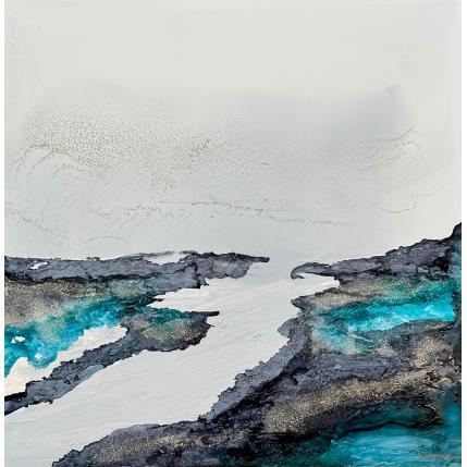 Peinture 1293 Poésie Givrée par Depaire Silvia | Tableau Abstrait Acrylique