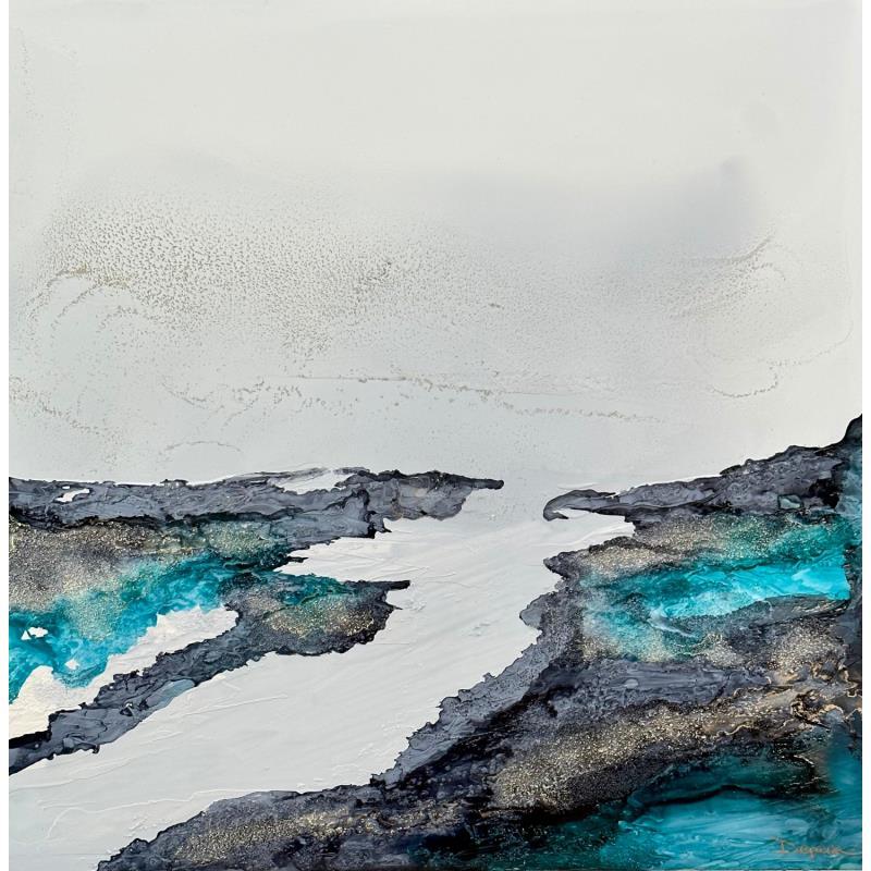 Gemälde 1293 Poésie Givrée von Depaire Silvia | Gemälde Abstrakt Acryl