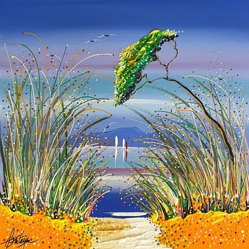 Painting C'est là l'amour by Fonteyne David | Painting Figurative Acrylic